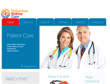 Tablet Screenshot of columbuskidney.com
